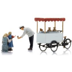 5220028 Z Eisverkäufer mit Eisfahrrad