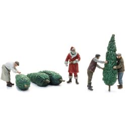 5220036 Z Weihnachtsmann mit Christbaumträgern