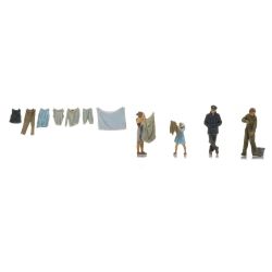 5870163 H0 Binnenschifferfamilie Seidel (4x)