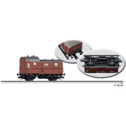Tillig 95902 TT Güterzug-Packwagen Pg der K.P.E.V., Ep. I