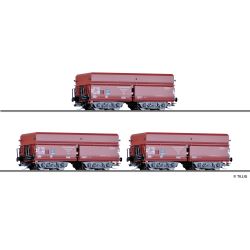 Tillig 01139 TT 3er Set Selbstentladewagen OOt Saarbrücken, DRG, Ep. II