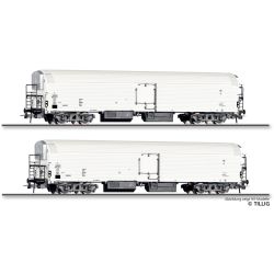 Tillig 01144 TT 2er Set Maschinenkühlwagen Iaghqrs, DR, Ep. IV