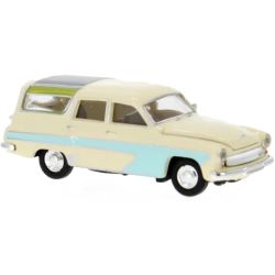 27124 H0 Wartburg 311 Camping, hellbeige/hellblau