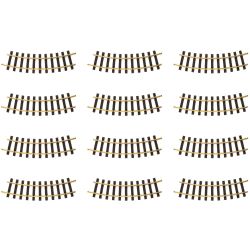 11000 Gebogenes Gleis, R1, 30° (12 Stück)