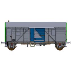 EX23695 H0 Packwagen Pwgs44 Bremen, ÖBB, Ep. III