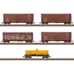 24915 H0 5er Set Güterwagen, SP, Ep. III
