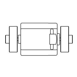 ET59560-28 H0 Motor komplett