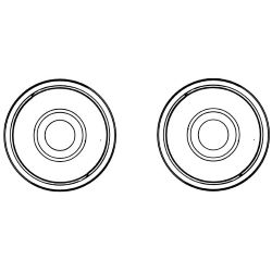 ET57924-63 H0 Radsatz mit Haftreifen (2 Stück)