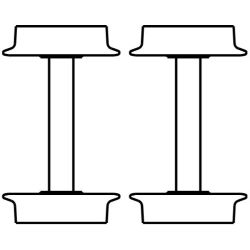 ET59500-81 H0 DC-Radsatz (2 Stück)