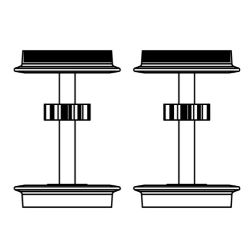 ET98547B-76 H0 Radsatz mit Haftreifen (2 Stück)