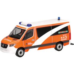 099066 H0 Mercedes-Benz Sprinter 18 Bus Flachdach "Berliner Feuerwehr/Notarzt"