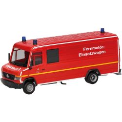 099073 H0 Mercedes-Benz Vario Kasten "Berliner Feuerwehr/Fernmeldeeinsatzwagen"