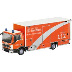 099288 H0 MAN TGL Euro 6c Koffer-LKW "Berliner Feuerwehr/Stroke-Einsatzmobil"