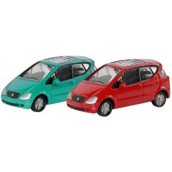 066907 N 2er Set Mercedes-Benz A-Klasse, rot und oasengrün