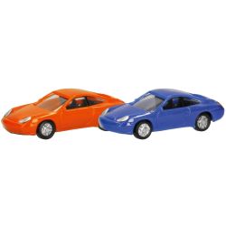 066945 N 2er Set Porsche 911, gulforange und maritimblau