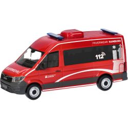 099325 H0 MAN TGE Bus Hochdach MTW "Feuerwehr Hamburg"
