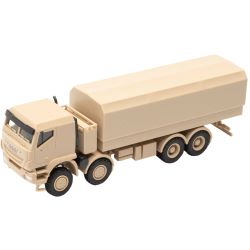 746984 H0 Iveco Trakker 8x8 geschützt Pritschen-LKW sandbeige