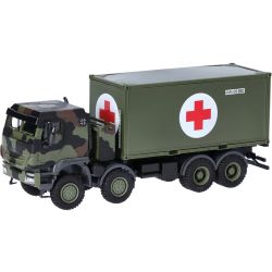 747219-002 H0 Iveco Trakker 8x8 LKW mit 20 ft. Container "Bundeswehr"