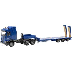 747035 H0 Scania CR ND Semitieflade-Sattelzug "Wehrtechnische Dienststelle"