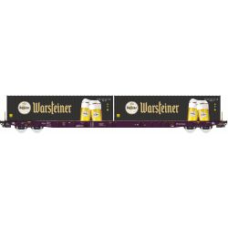96010104 H0 Containerwagen Sggnss, Railrelease, Ep. VI, "Warsteiner"