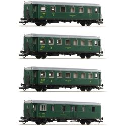 6210282 H0 4er Set Personenzug, CSD, Ep. III, DC-Innenbeleuchtung