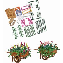 1278 H0 Bepflanzte Marktkarren