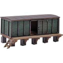 8829 TT Behelfsschuppen / Rampe