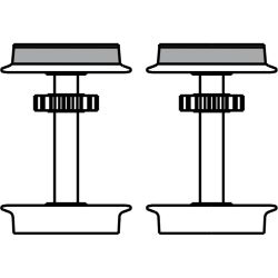 ET59360-39 H0 AC-Radsatz mit Haftreifen, 2 Stück