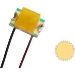 50253 LED SMD 0805 Blink LED mit Lackdraht (warmweiß) 10 Stück
