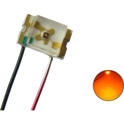 50259 LED SMD 0805 mit Lackdraht (orange) 10 Stück