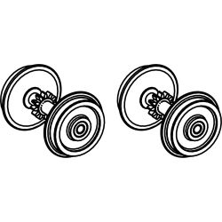 ET52840-69 H0 DC-Radsatz, 2 Stück