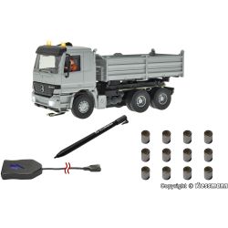 8004 H0 CarMotion Basis Startset, MB ACTROS Muldenkipper mit Rundumleuchten