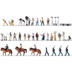 13275 H0 Wild-West Filmset, 35 Figuren + Zubehör
