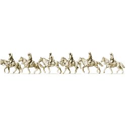 Preiser 16616 H0 Infanterie liegend, im Gefecht, Deutsches Reich 1939-45, unbemalt
