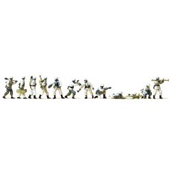 Preiser 72550 Panzerabwehr, Winteruniform, Deutsches Reich 1943-45, unbemalt (1:72)