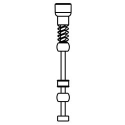 ET57194-32 H0 Schneckenwelle komplett mit Buchsen
