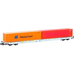 H23103 N Containerwagen Sggnss'80, Boxxpress, Ep. VI 'Hamburg Süd, Hapag-Lloyd'