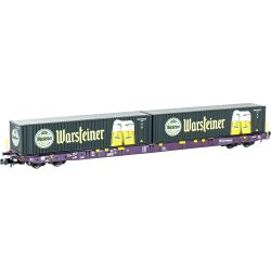 H23105 N Containerwagen Sggnss '80, Railrelease, Ep. VI 'Warsteiner'