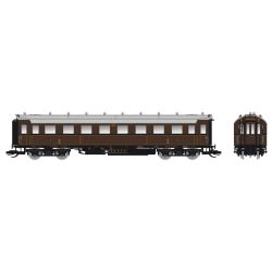 Saxonia Modellbau 120223 TT Personenwagen C4Ü Sa 07, K.Sächs.Sts.E.B., Ep. I, mit Schlussscheiben