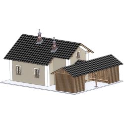 261005 H0 Wachhaus mit Warteraum