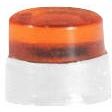Herpa 053563 H0 Zubehör flache Rundumleuchten für LKW, orangetransparent