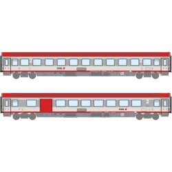 ASM Arndt Spezial Modelle 258177 N 2er Set Personenwagen BDbmpsz + Bmz, ÖBB, Ep. VI