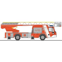 71128 H0 Magirus DLK n.B. BF Leipzig