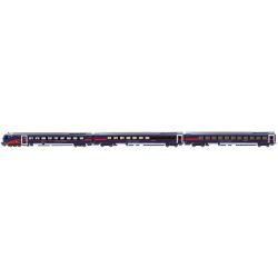 JC71320 H0 3er Set Personenwagen mit Steuerwagen DANI, Nightjet, ÖBB, Ep. VI
