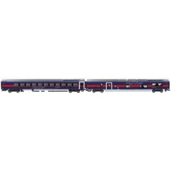 JC11450 H0 2er Set Personenwagen DANI, Nightjet, ÖBB, Ep. VI, AC, BASICEDITION
