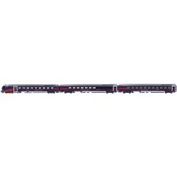 JC12312 H0 3er Set Personenwagen mit Steuerwagen DANI, Nightjet, ÖBB, Ep. VI, AC