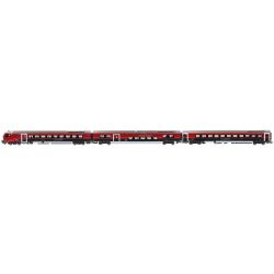 JC71301 H0 3er Set Personenwagen Railjet, ÖBB, Ep. VI, Basic