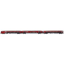 JC72300 H0 3er Set Personenwagen Railjet, ÖBB, Ep. VI, High-End-Edition