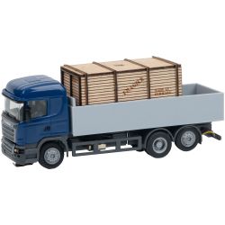 161325 H0 LKW Scania R 13 HL "Pritsche mit Holzkiste", digital B-Ware