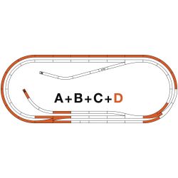 42022 H0 ROCO LINE Gleisset D
